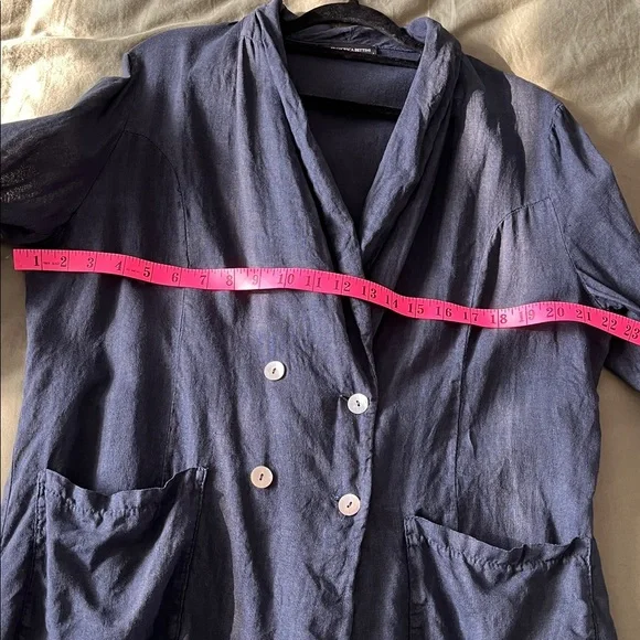 100% linen blazer - Picture 7 of 8